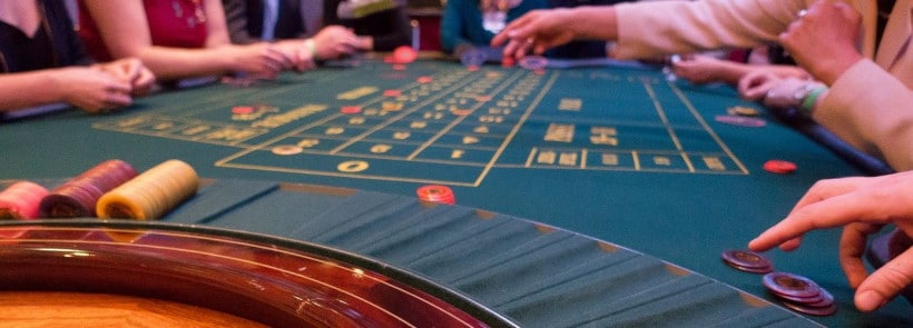 Image of roulette table with numbers