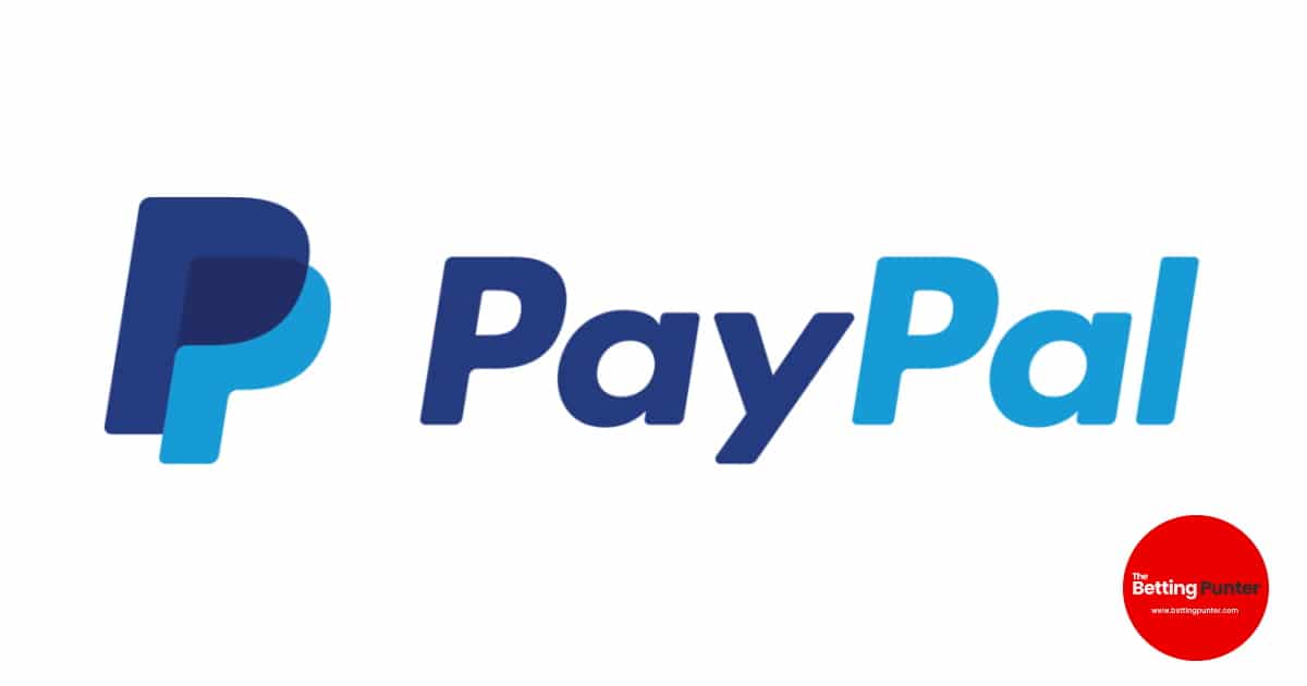 Image of paypal with betting punter logo