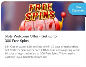 BetVictor free spins