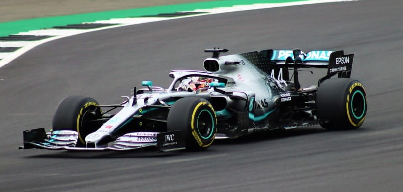 Mercedes F1 racing car