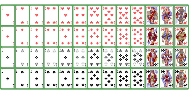 Image of standard deck of cards
